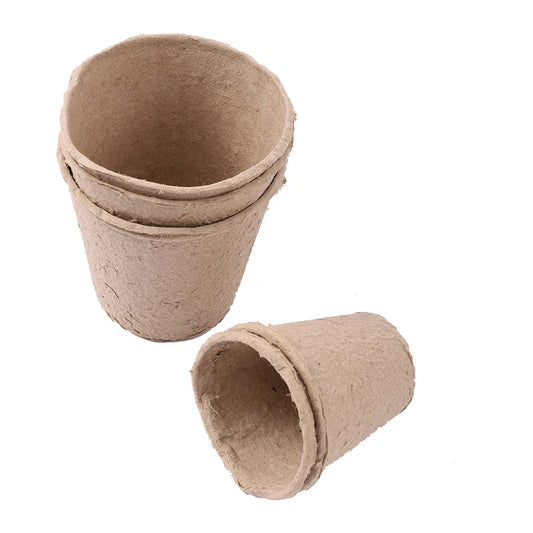 Biodegradable Peat Seed Starter Pots - 20-Pack Planting Cups for Seedlings