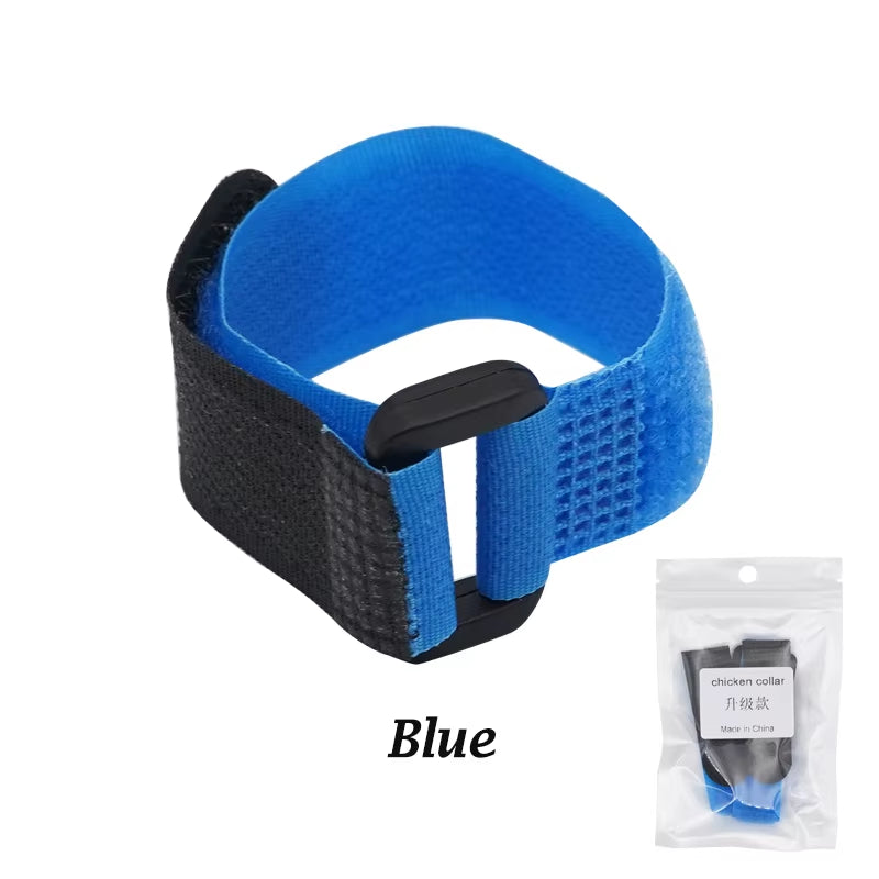 2Pcs anti Crowing Chicken Collar Lightweight Chicken Neckband Adjustable Rooster Chicken Poultry Neck Collar Belt Eco-Friendly