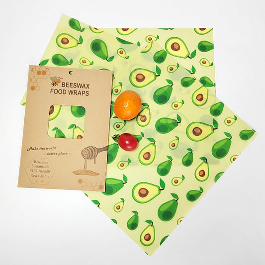 Reusable Beeswax Food Wraps – Eco-Friendly Food Storage (Multi-Pack)