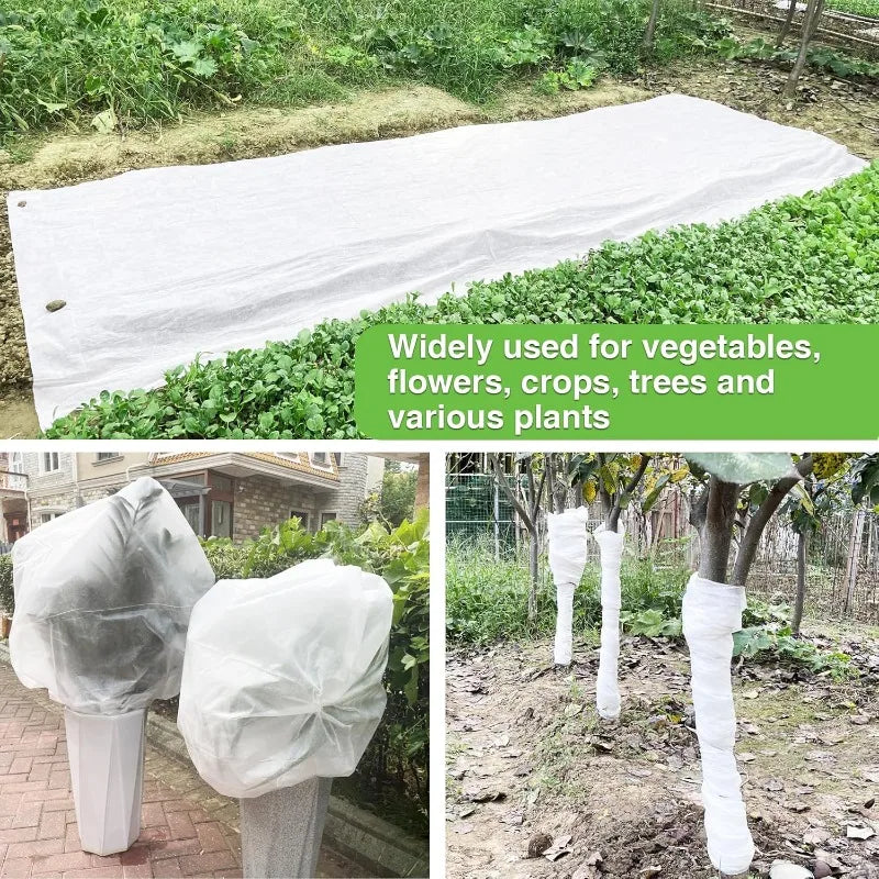 Floating Row Cover Frost Blanket - Garden Freeze Protection Cloth for Plants & Vegetables