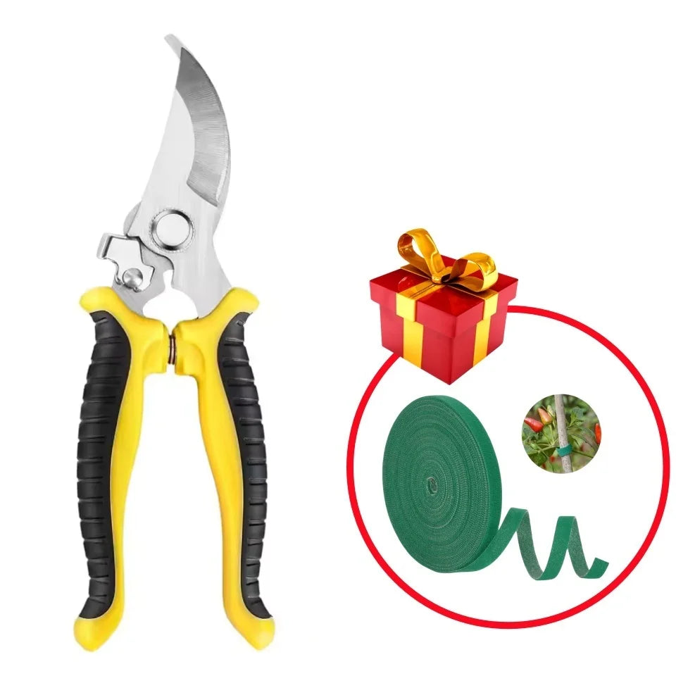 Garden Pruning Shears Set - Ergonomic Plant Clippers for Flowers, Herbs & Branches