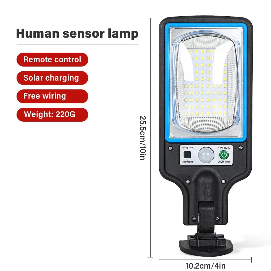 Solar Shield Pro-COB | Remote-Controlled COB Solar Street Light