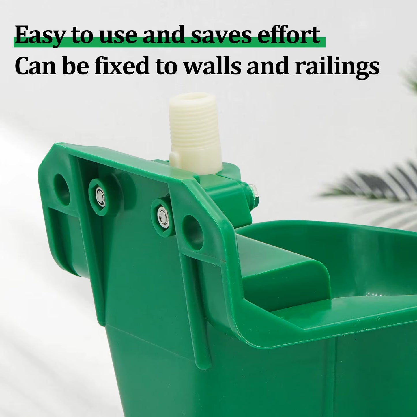 Automatic Sheep & Goat Water Bowl – Heavy Duty Touch Valve Livestock Drinker for Farm Dogs