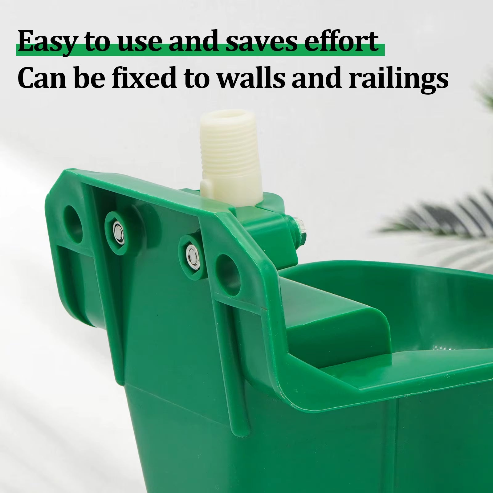 Automatic Sheep & Goat Water Bowl – Heavy Duty Touch Valve Livestock Drinker for Farm Dogs