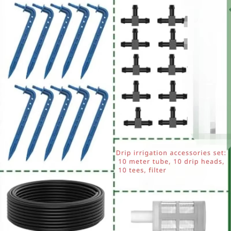 Solar Automatic Drip Irrigation System Kit Plant Water Machine with anti Siphon for Garden Outdoor Indoor Green Plant Water