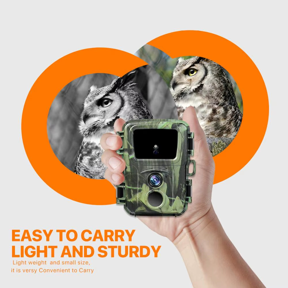 20MP 1080P Trail Camera with Ultra-Fast Trigger, Long-Range Night Vision & 8-Month Standby – Wildlife, Hunting & Property Surveillance