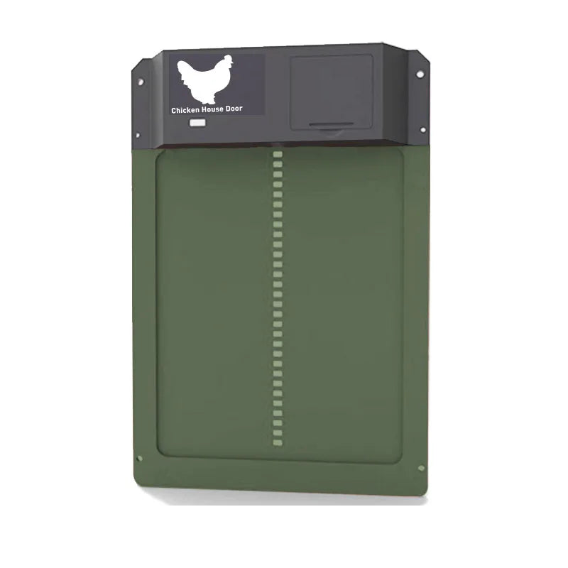 Battery Powered Automatic Chicken Coop Door – Light Sensor, Waterproof
