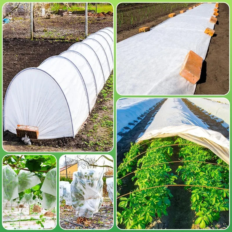 Floating Row Cover Frost Blanket - Garden Freeze Protection Cloth for Plants & Vegetables