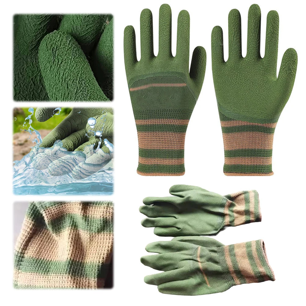 Thorn Proof Garden Gloves - Heavy Duty Waterproof Pruning Gloves for Roses & Cactus