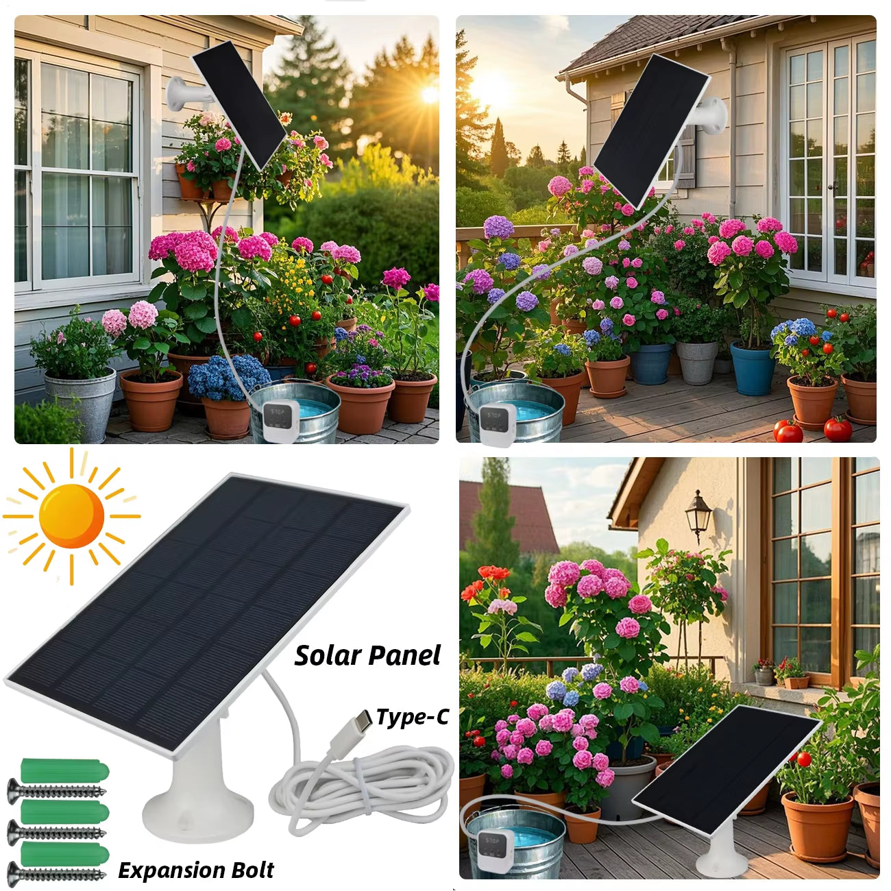 Premium Solar Automatic Drip Irrigation Kit – Timer & Pump Controlled, Ideal for Bonsai, Potted Plants & Outdoor Gardens