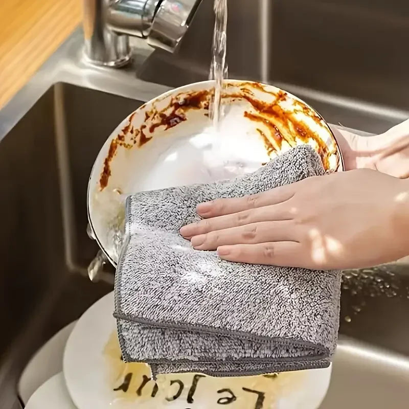 Bamboo Dish Towels – Reusable, Super Absorbent, Eco-Friendly (Multi-Pack Options)