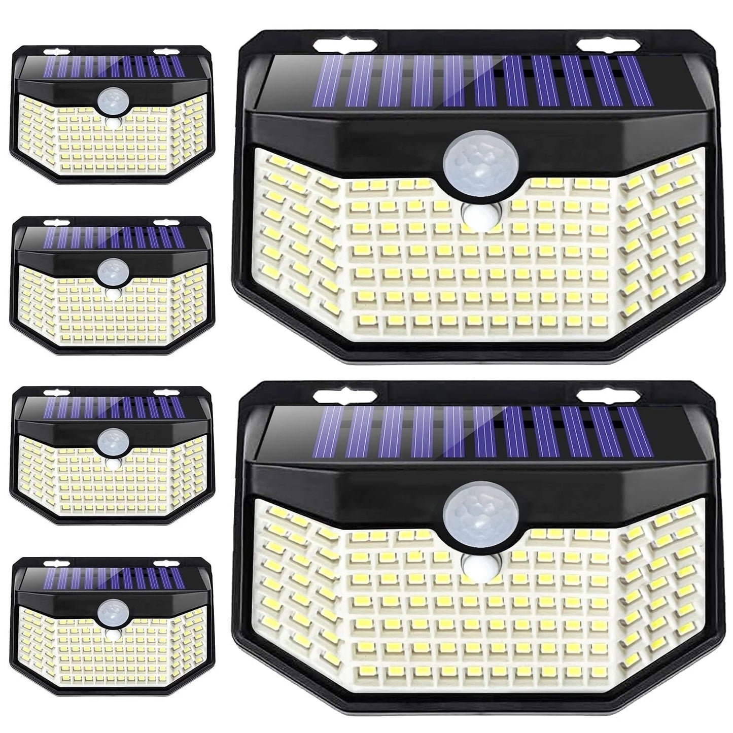Solar Shield Basic-120 | 120 LED Motion Sensor Solar Lights (6-Pack)