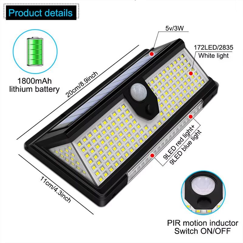 Solar Shield Pro-190 | Ultra-Wide Solar Motion Security Light