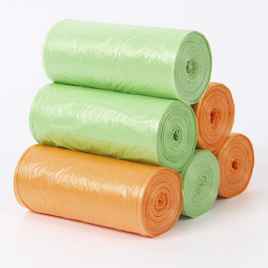 Biodegradable Compost Bin Liners – 35 Count Roll (Plant-Based Trash Bags)