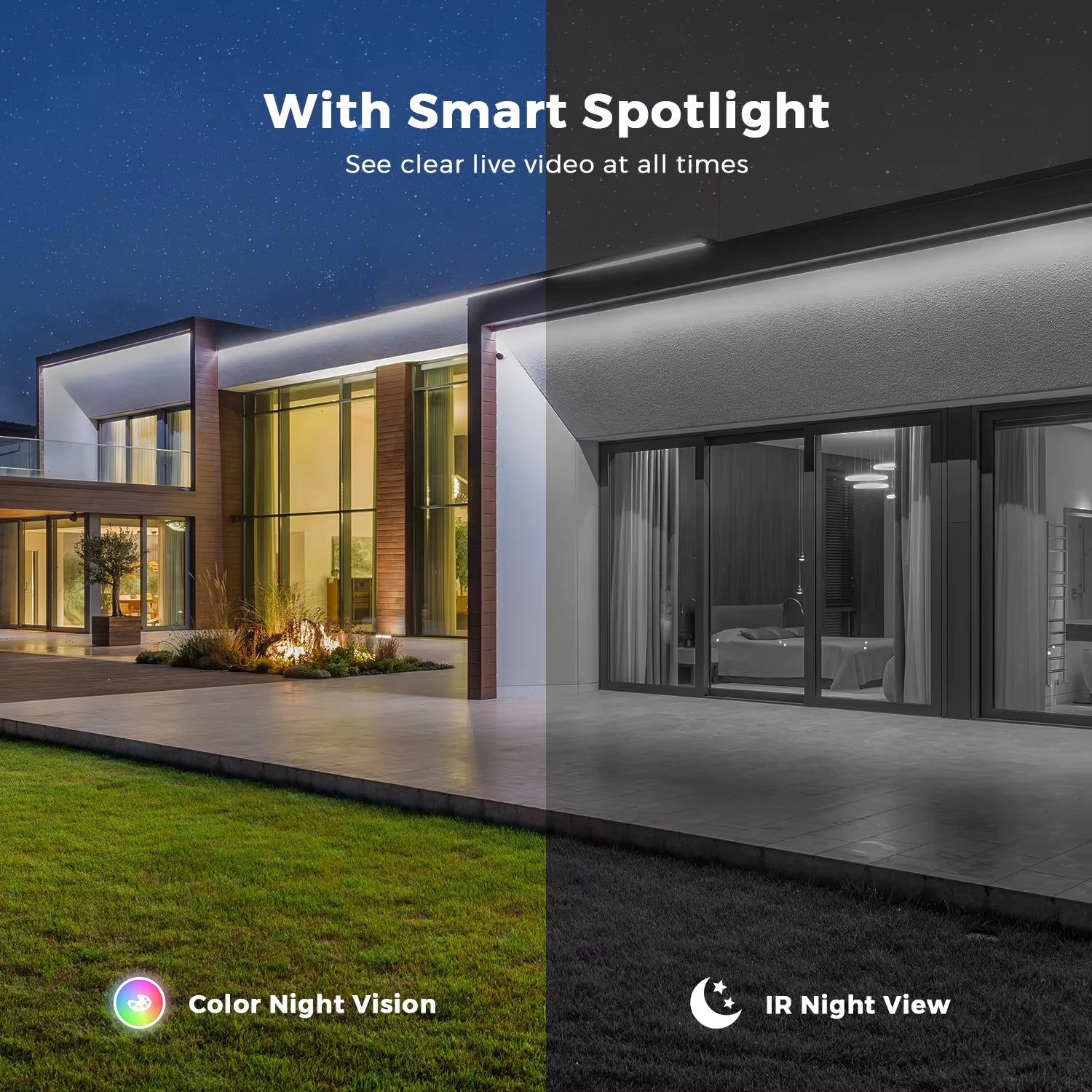 4MP Wireless PTZ Security Camera – Outdoor Wi-Fi Surveillance with Night Color, Human Tracking, Two-Way Audio & ICSee App
