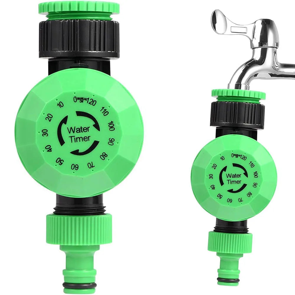 Garden Hose Timer - Mechanical 120-Minute Watering Timer for Gardens & Lawns
