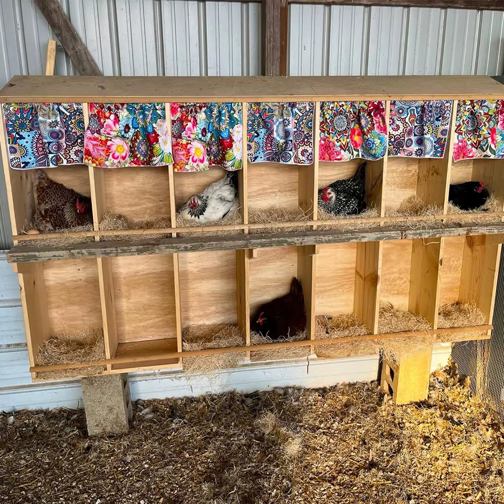 Chicken Nesting Box Liners – 25x25cm Reusable Coop Nest Mats (1 or 10 Pack)