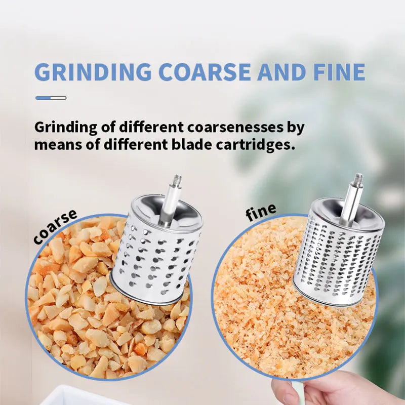 Manual Grain Mill - Hand Crank Grain Grinder for Corn, Wheat, Coffee & Spices