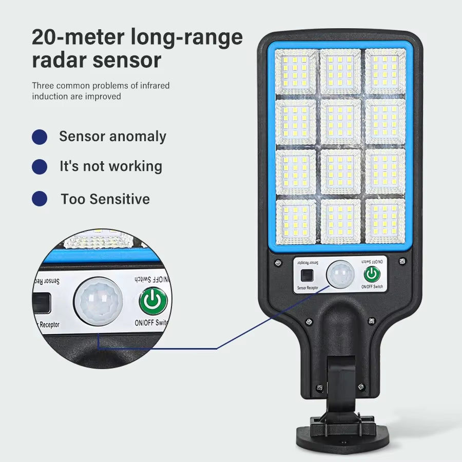 Solar Shield Pro-COB | Remote-Controlled COB Solar Street Light