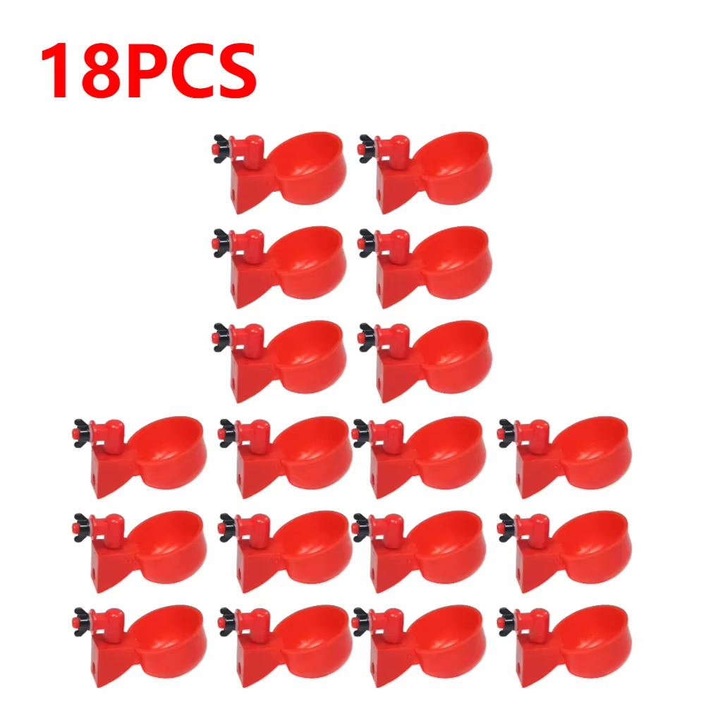 Bulk Gravity-Fed Poultry Waterer Cups – 6 to 36 Pack