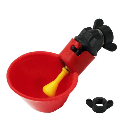 Peck-Activated Valve Poultry Water Cups