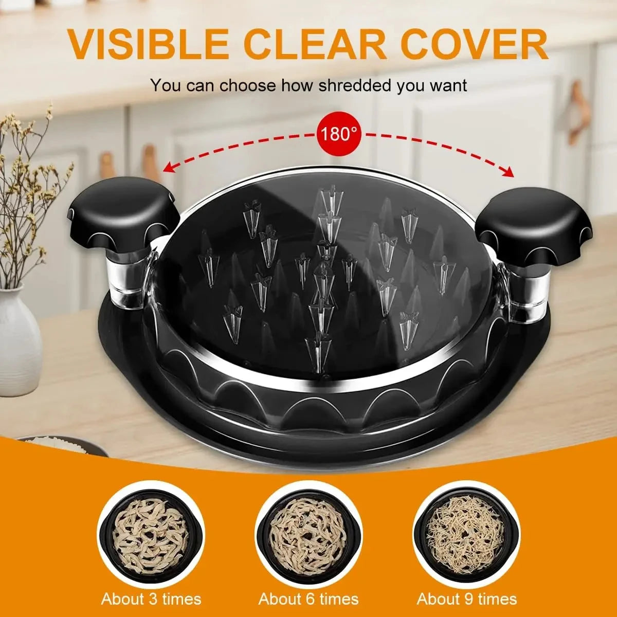 Chicken Shredder Tool – Fast & Easy Meat Shredding for Tacos, BBQ, Meal Prep | Time-Saving Kitchen Gadget for Conscious Cooking