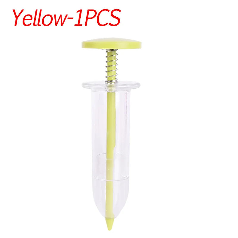 Manual Seed Sower Kit - Precision Handheld Seeder with Dibber & Widger Tools
