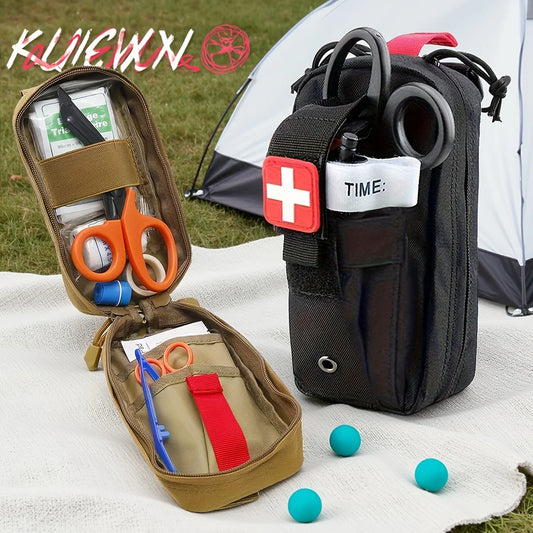 IFAK Emergency Medical Kit - MOLLE First Aid Pouch with Tourniquet for Outdoor Preparedness