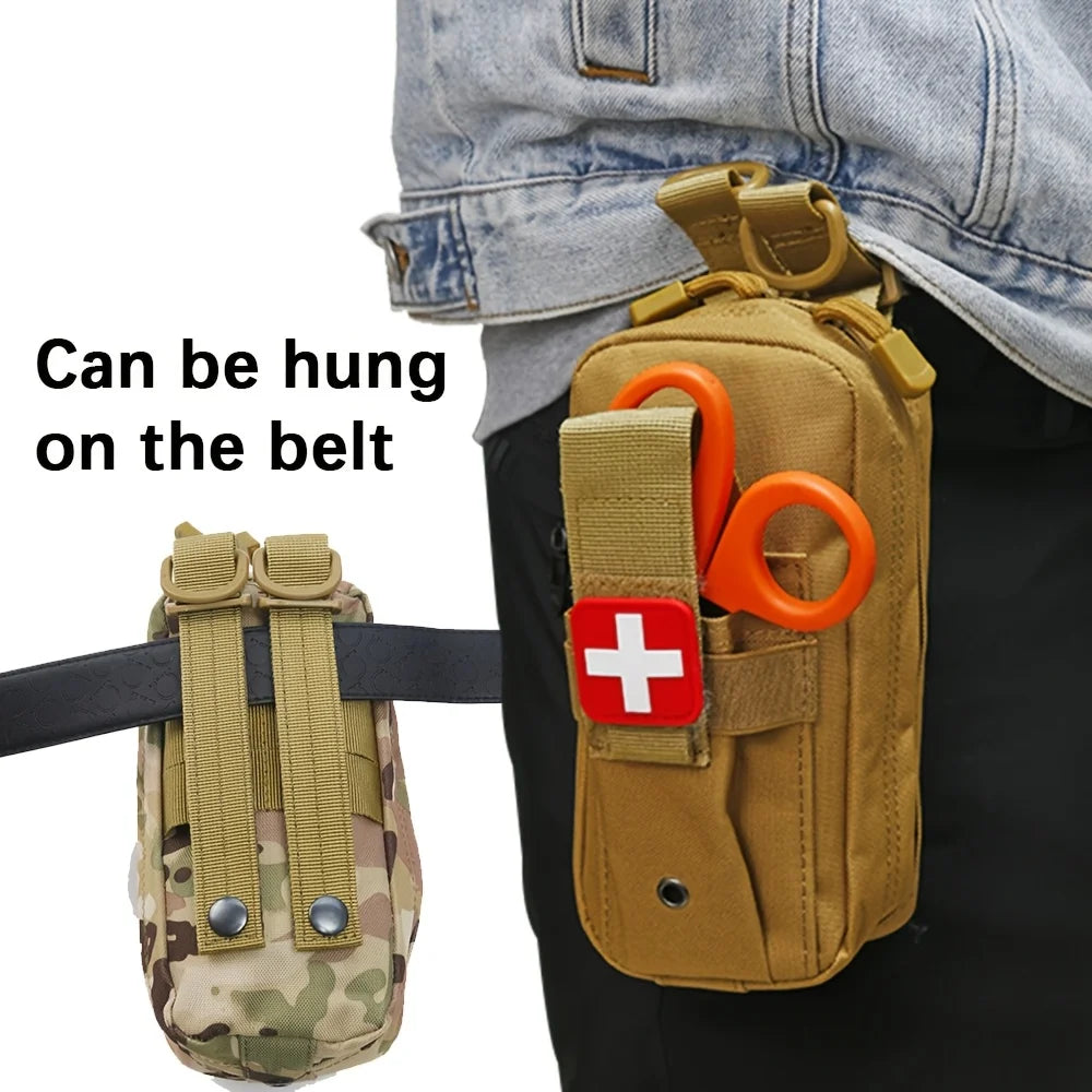IFAK Emergency Medical Kit - MOLLE First Aid Pouch with Tourniquet for Outdoor Preparedness
