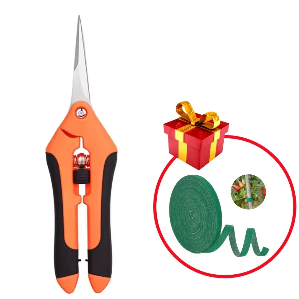 Garden Pruning Shears Set - Ergonomic Plant Clippers for Flowers, Herbs & Branches