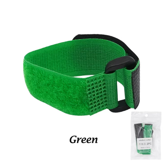 2Pcs anti Crowing Chicken Collar Lightweight Chicken Neckband Adjustable Rooster Chicken Poultry Neck Collar Belt Eco-Friendly