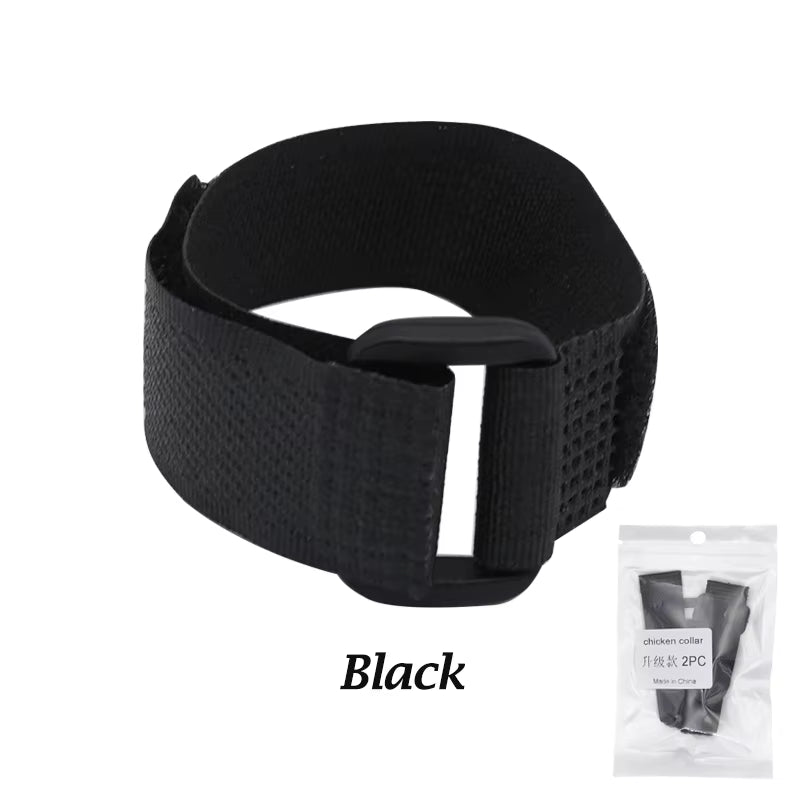 2Pcs anti Crowing Chicken Collar Lightweight Chicken Neckband Adjustable Rooster Chicken Poultry Neck Collar Belt Eco-Friendly
