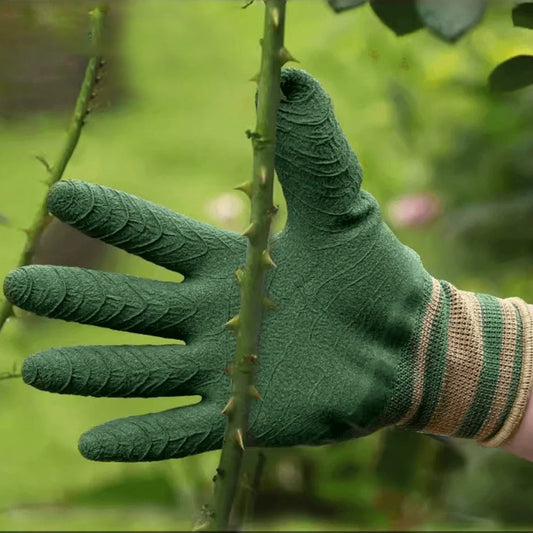 Thorn Proof Garden Gloves - Heavy Duty Waterproof Pruning Gloves for Roses & Cactus