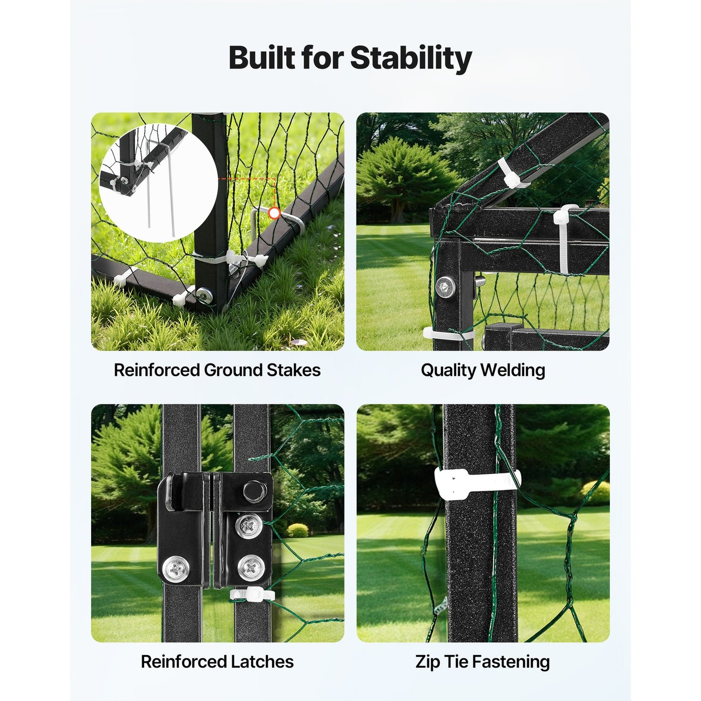 Uimoso Metal Chicken Coop with Cover for 4-6 Chickens3.3X6.