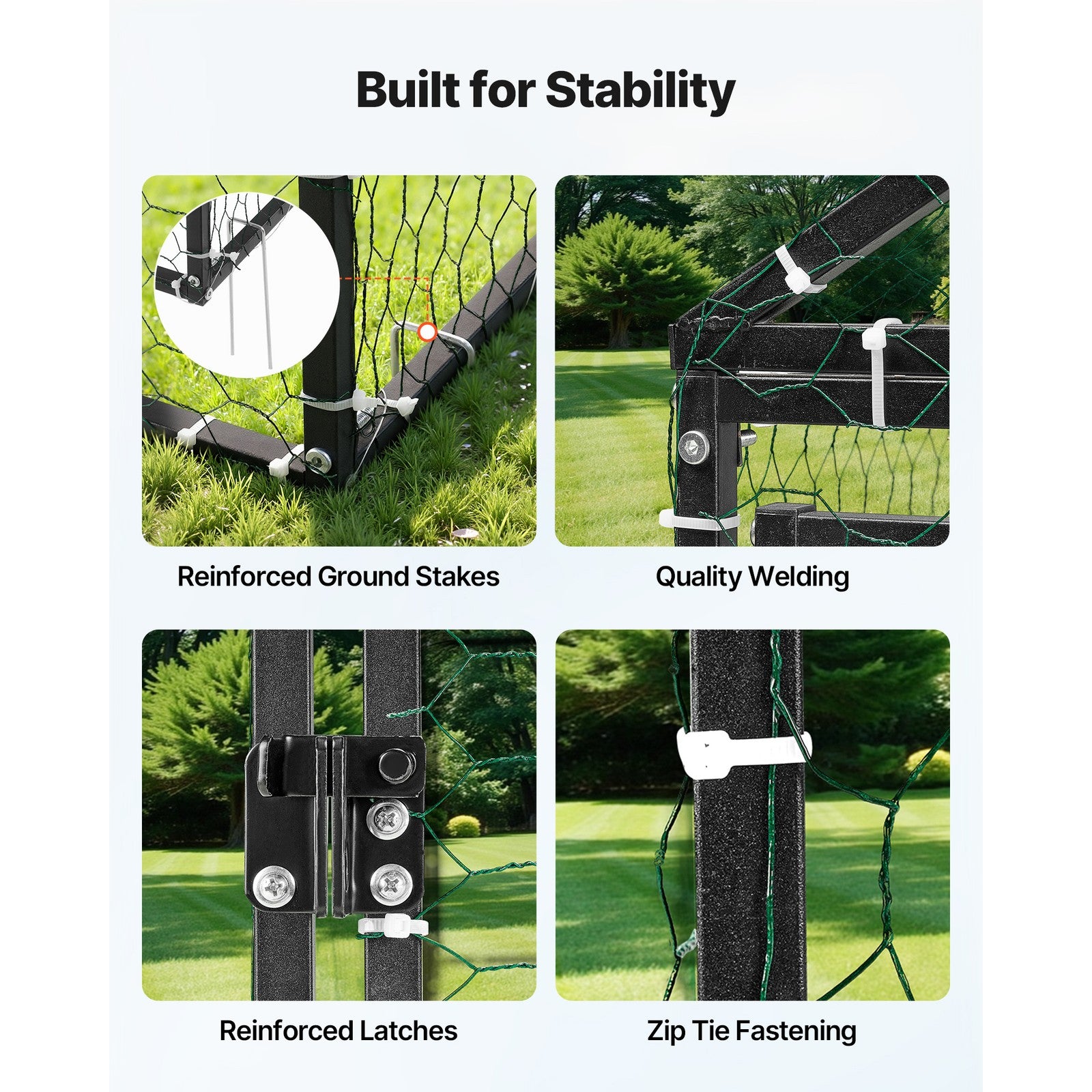 Uimoso Metal Chicken Coop with Cover for 4-6 Chickens3.3X6.