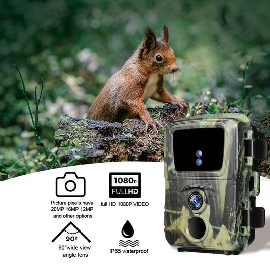 20MP 1080P Trail Camera with Ultra-Fast Trigger, Long-Range Night Vision & 8-Month Standby – Wildlife, Hunting & Property Surveillance
