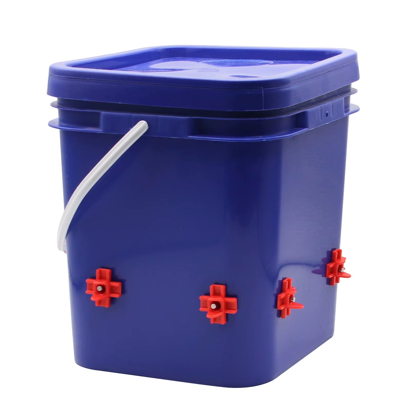 Automatic Chicken Waterer Bucket System – 10L Gravity Poultry Drinker with Cups or Nipple Waterers – No-Spill Coop Hydration Solution