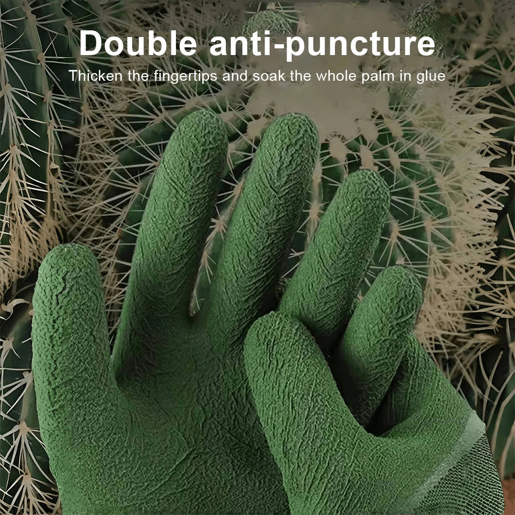 Thorn Proof Garden Gloves - Heavy Duty Waterproof Pruning Gloves for Roses & Cactus