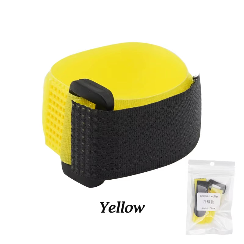 2Pcs anti Crowing Chicken Collar Lightweight Chicken Neckband Adjustable Rooster Chicken Poultry Neck Collar Belt Eco-Friendly